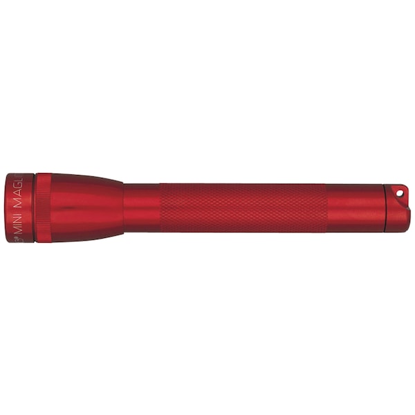 Maglite Mini 14-Lumen Flashlight with Holster (Red) SM2A03H